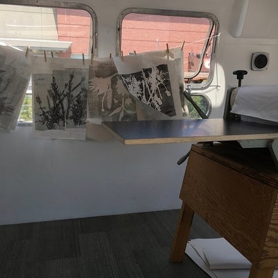 SAIL at Open Streets with monoprint workshop