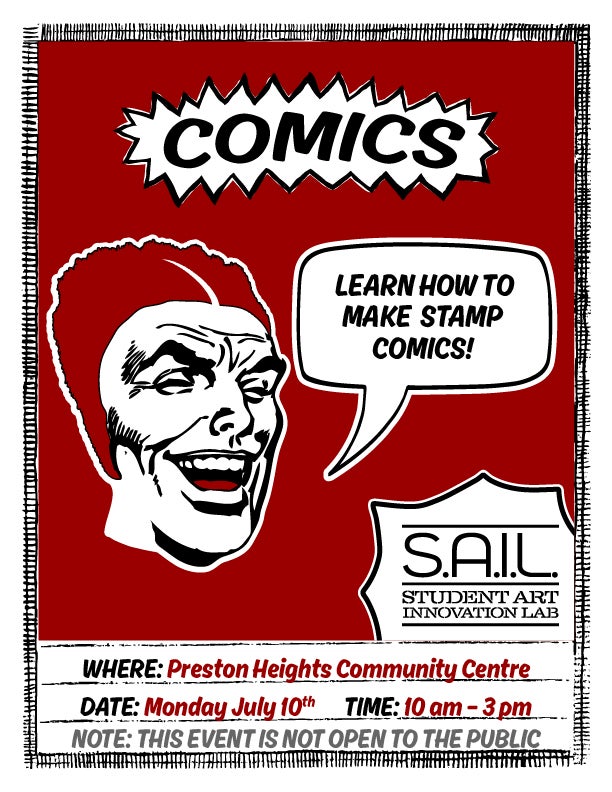 Poster of Stamp Comics event