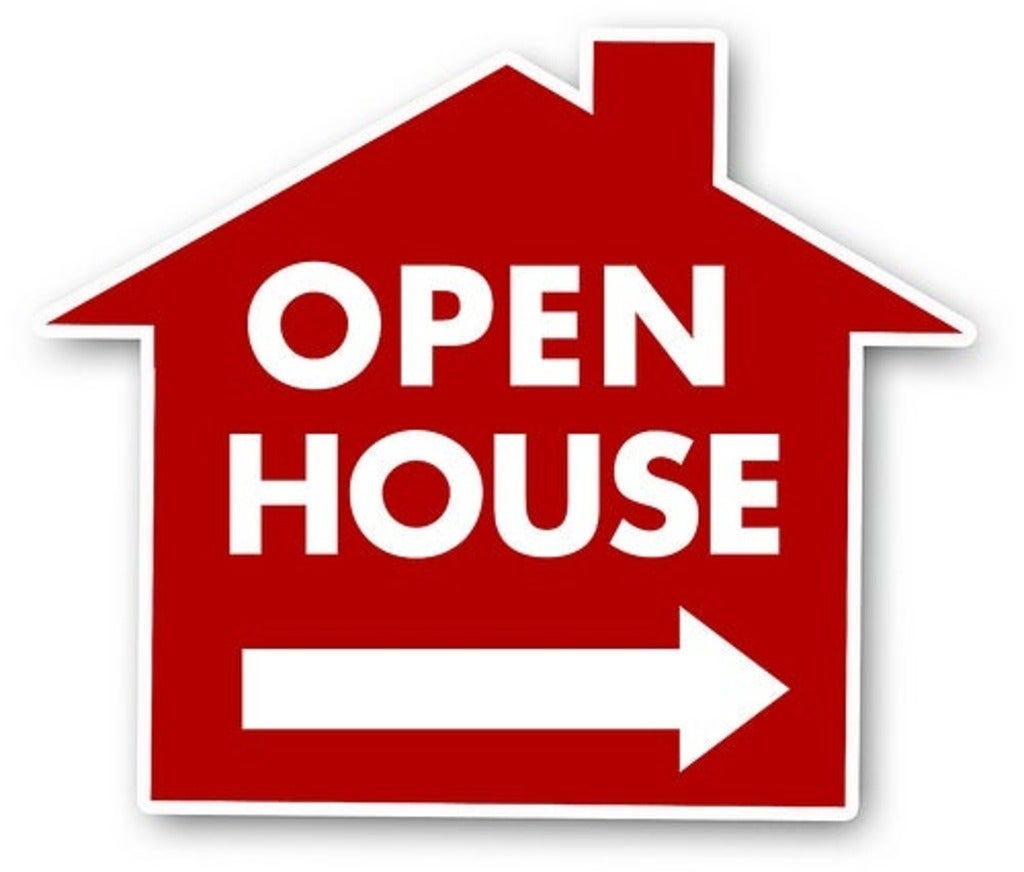 Open House sign