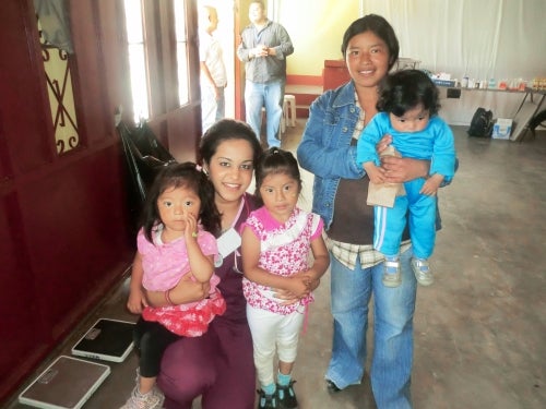 Anisha Tailor with children
