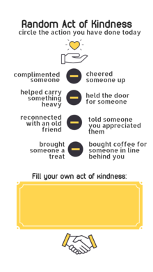 Original template for the Random Act of Kindness #UWRAK contest.