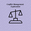 conflict management exploration written above a scale