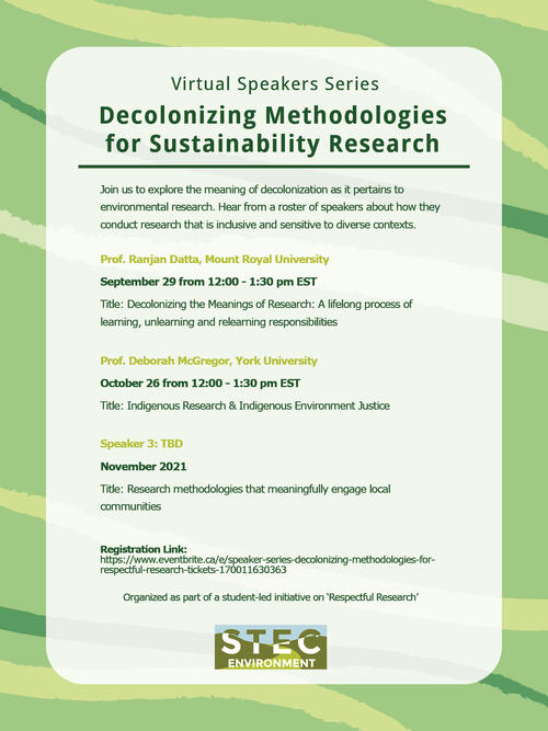 Poster showing details of the event