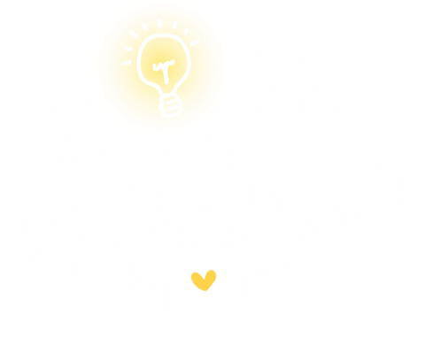 Illustrated robot to represent Generative AI.