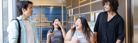 Friends laughing