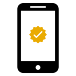 Phone verification icon