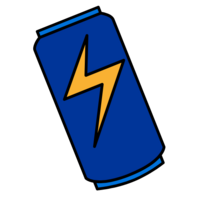 illustration of energy drink