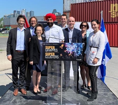 Dean Pearl Sullivan, federal cabinet minister Navdeep Bains and other dignitaries