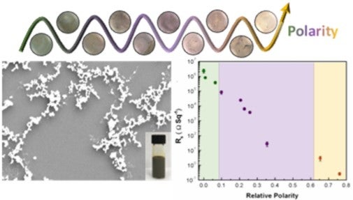 Dual Colorimetric and Conductometric Responses of Silver-Decorated Polypyrrole Nanowires for Sensing Organic Solvents of Varied Polarities