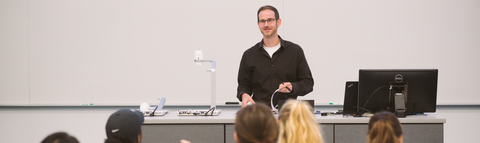 professor speaking to a class