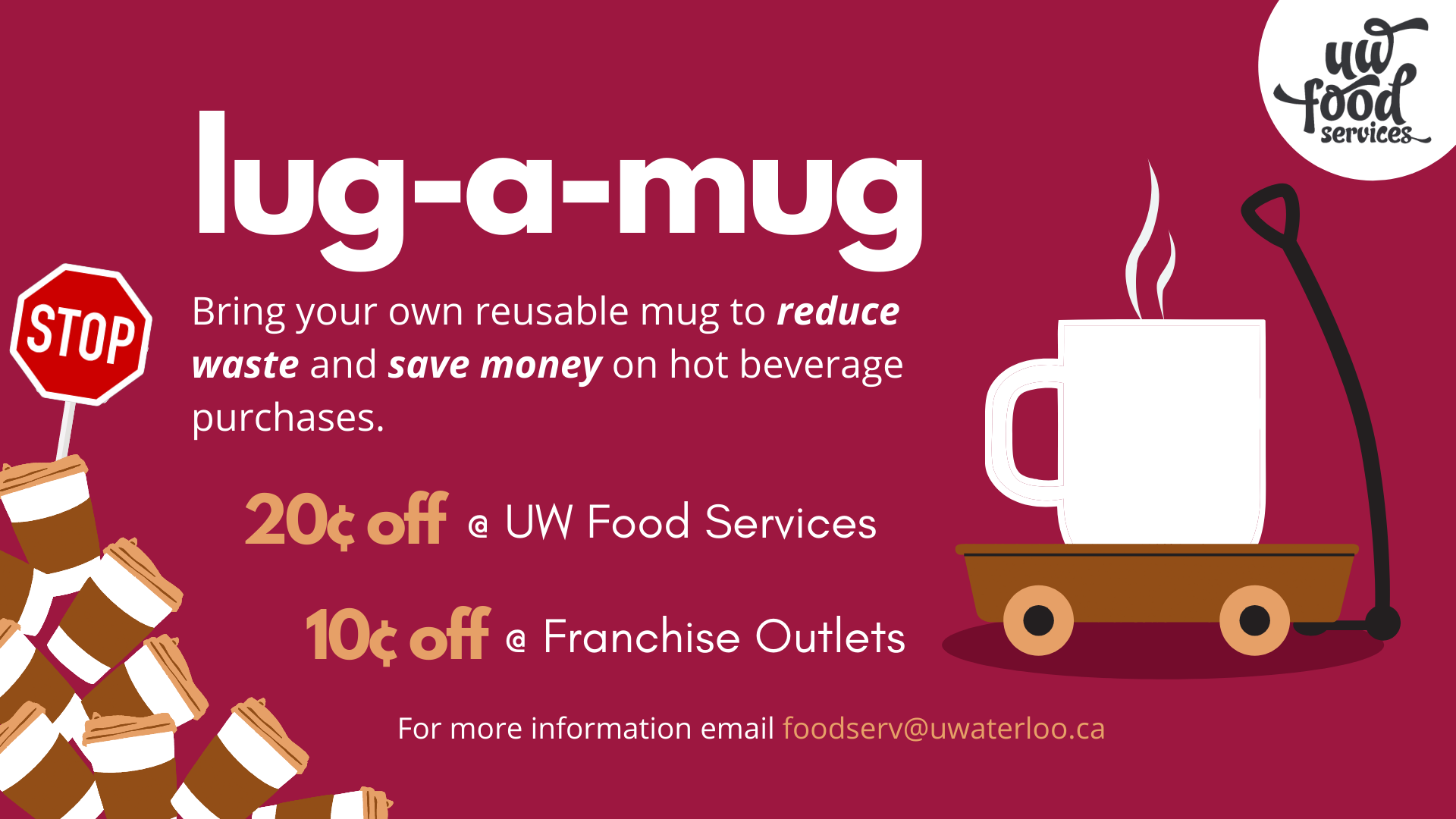 lug-a-mug promotional poster