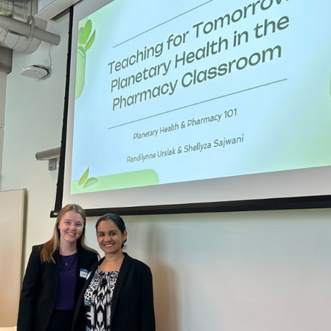 School of Pharmacy presentation on integrating sustainability into Pharmacy program