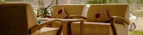 Shot of brown furniture