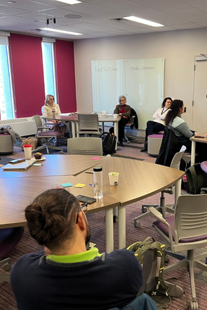 Staff at a conference