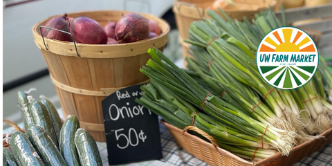 vegetables laid out for sale on table 