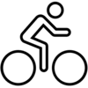 Bike line icon