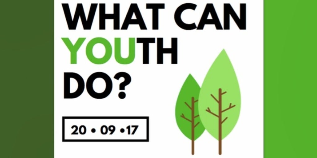 Two trees beside text reading, What Can YOUth Do?
