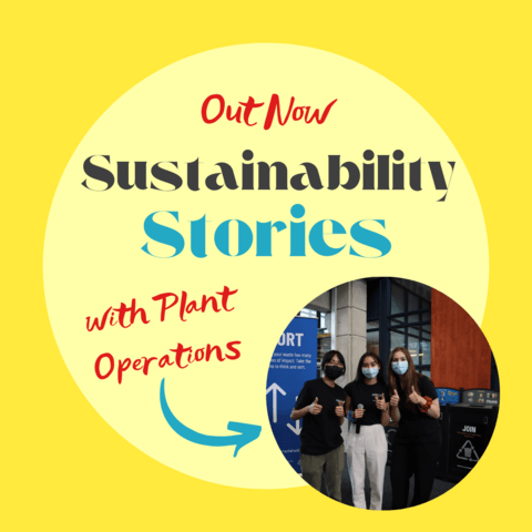 Sustainability Stories with Plant Ops graphic