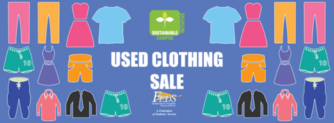 SCI Used clothing sale banner