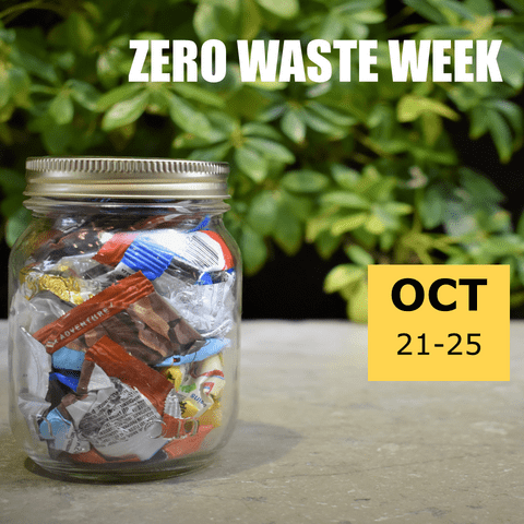 Mason jar for zero waste week promo