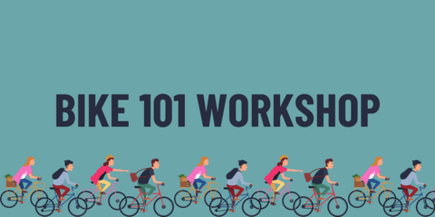 Text reads "Bike 101 Workshop"