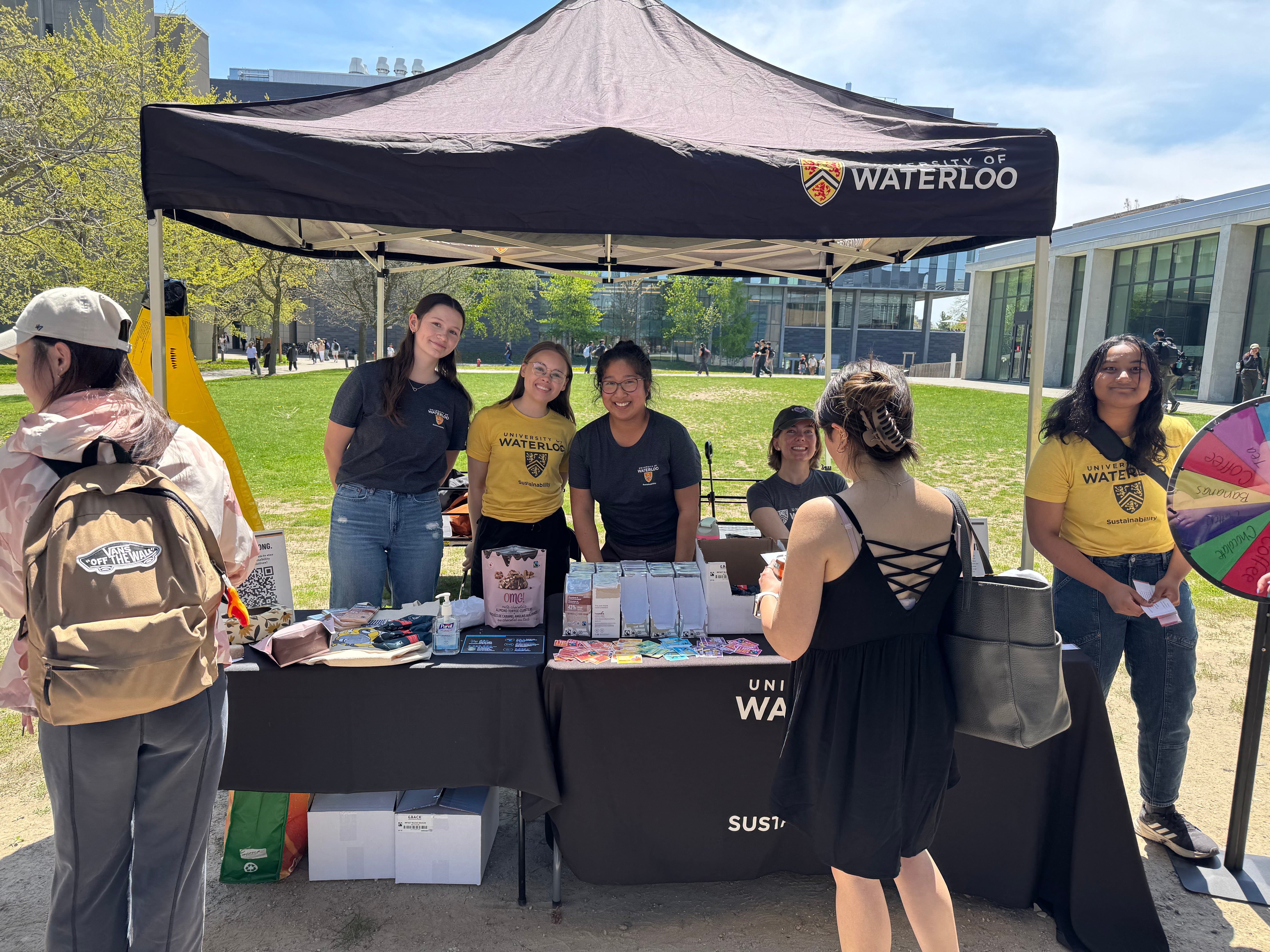 Volunteering at the fair trade celebration