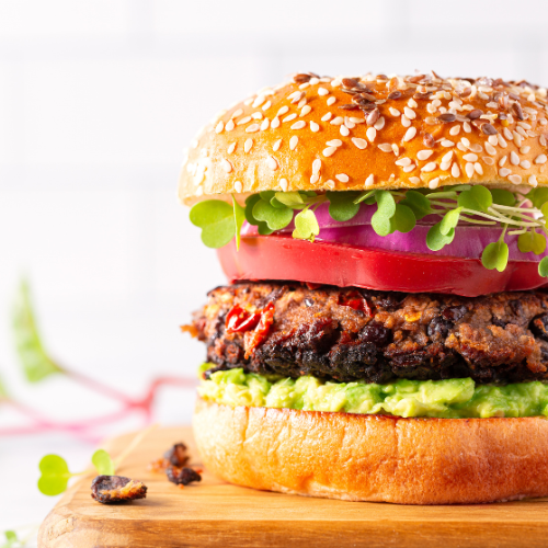 Plant-based burger