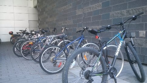 Bike racks by Quantum Nano Building
