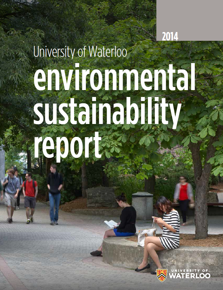 University of Waterloo 2014 Environmental Sustainability Report cover image