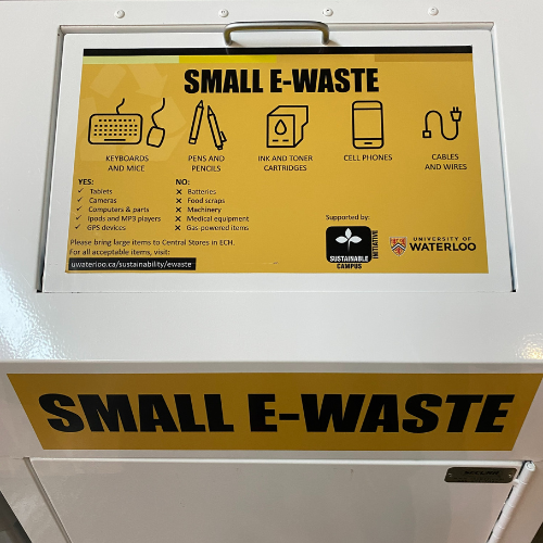 e-waste collection bin