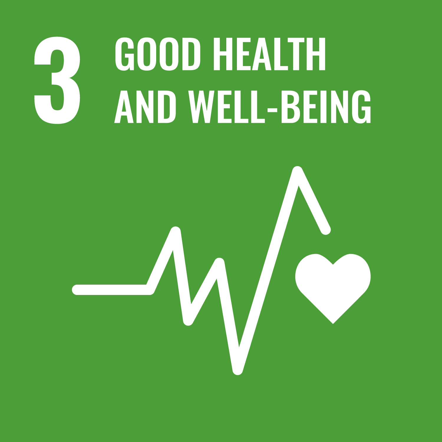 SDG 3 - Good Health and Well-being square icon
