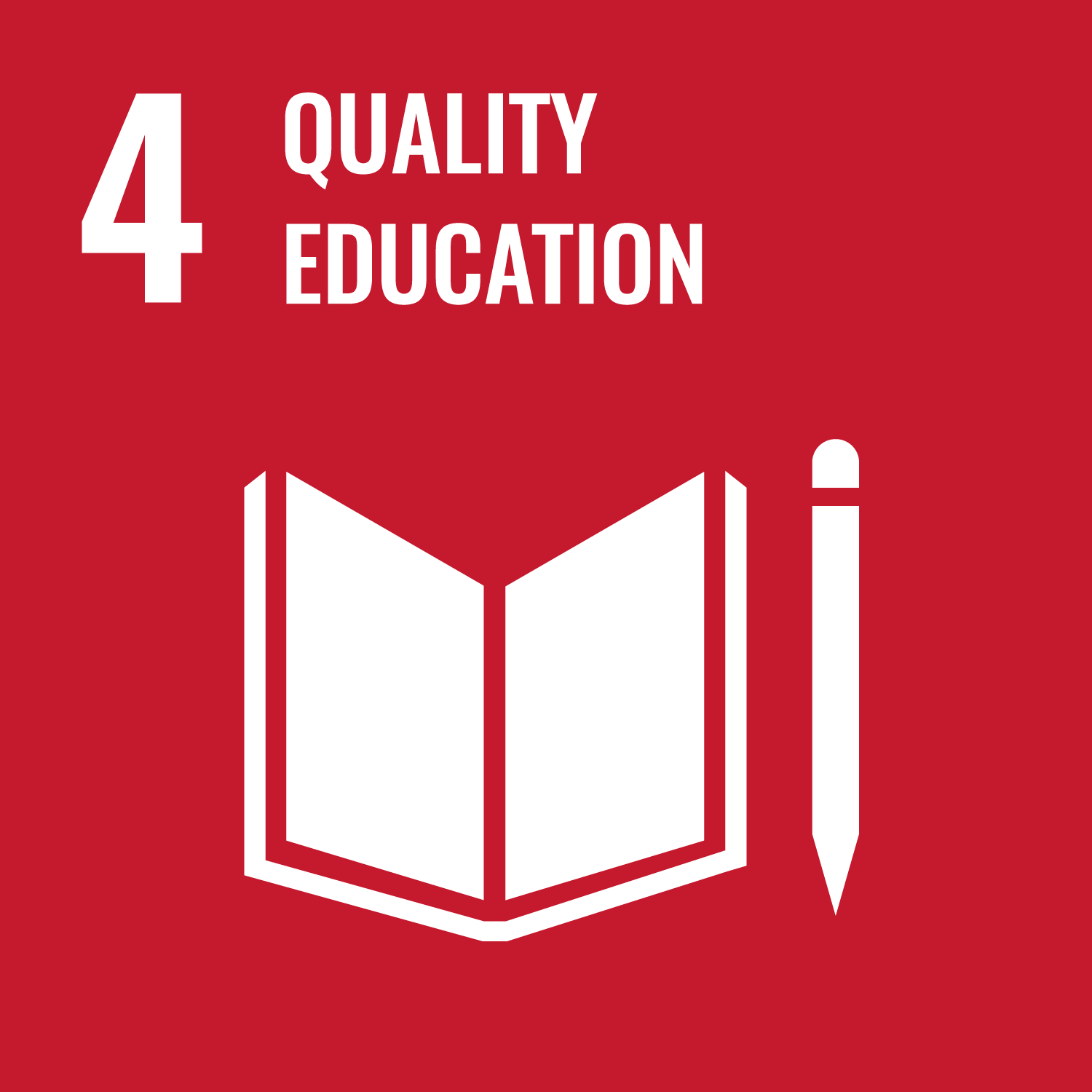SDG 4 - Quality Education square icon