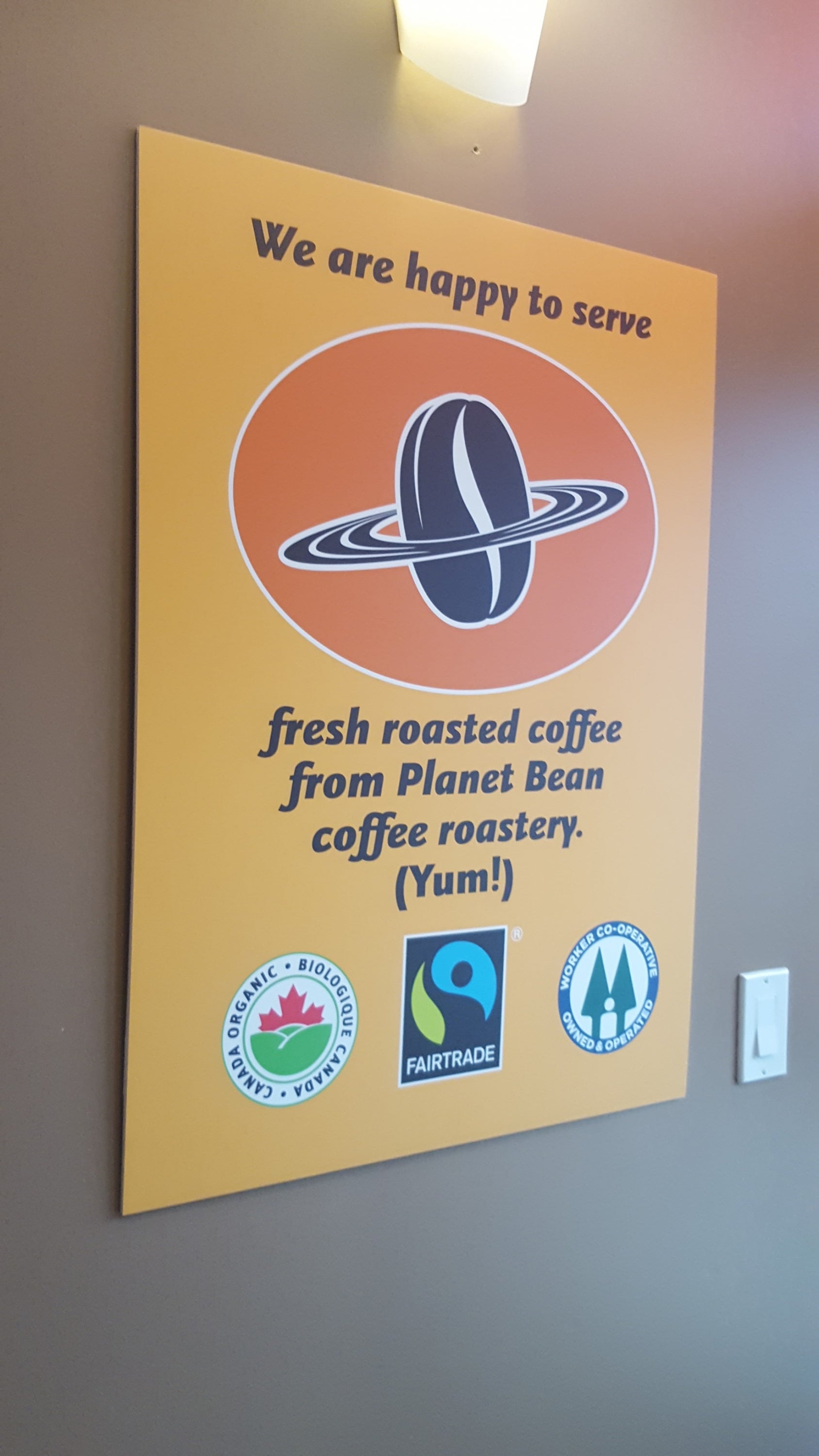 Poster of Planet Bean coffee
