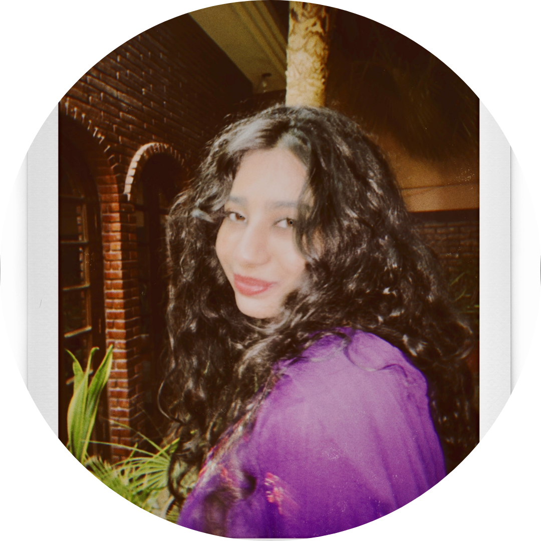 Noor posing for picture