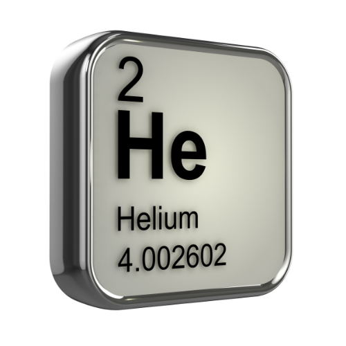 Helium square from the periodic table of elements