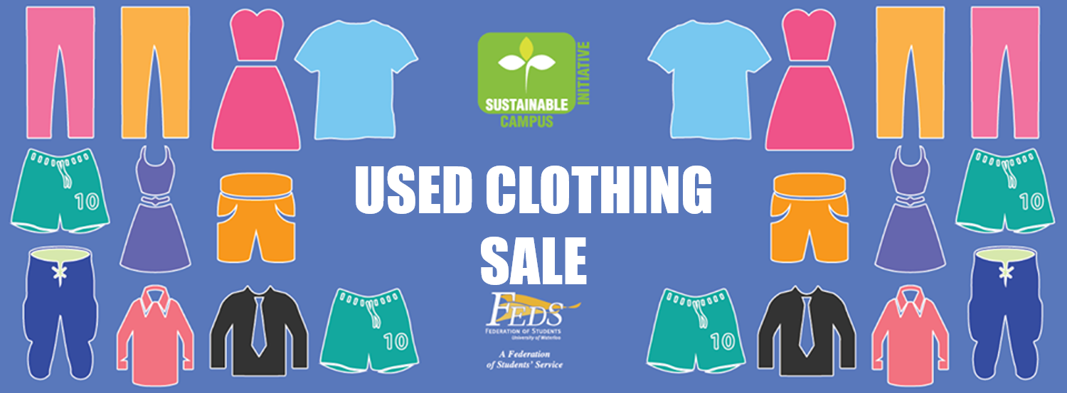 SCI Used clothing sale banner