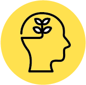 Culture of sustainability line icon
