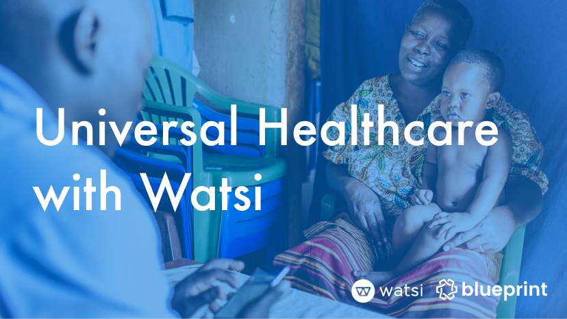 Family with title "Universal Healthcare with Watsi"