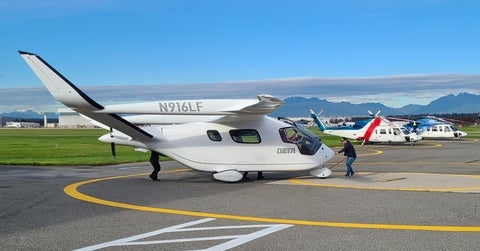 Helijet Beta ALIA at Vancouver Airport (YVR)