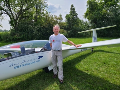 Paul with glider
