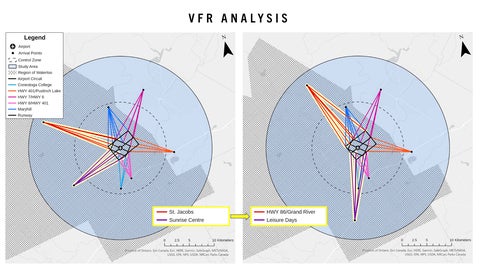 VFR map