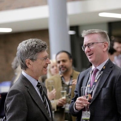 Jeffrey Sachs at the SDSN Launch VIP Reception 