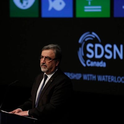 Feridun Hamdullahpur, President and Vice Chancellor, Speaks at the SDSN Launch