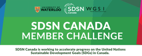 SDSN Canada Member Challenge Poster