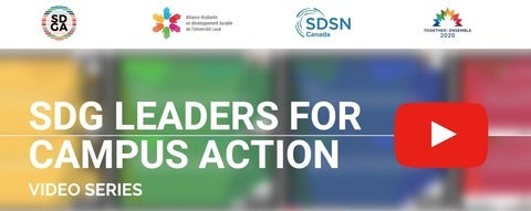 SDG Leaders for Campus Action Video Series Design