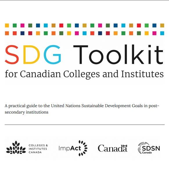 Title page for SDG Toolkit for Canadian Colleges and Institutes