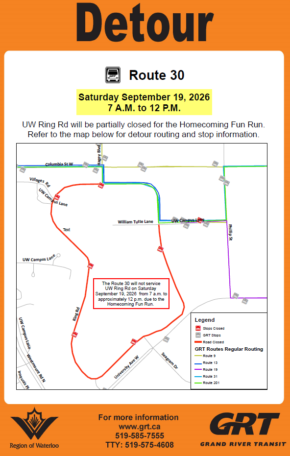 Detour notice