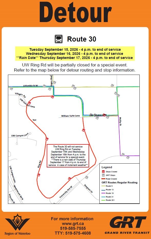 Detour notice