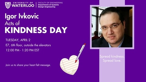 Igor Ivkovic Act of Kindness Day