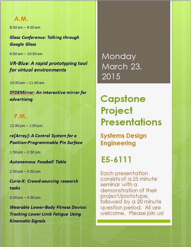 Capstone Project Presentations